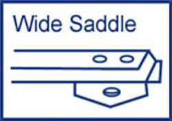 wide saddle